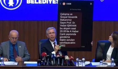 ABB Başkanı Mansur Yavaş’tan “SGK borcu” açıklaması