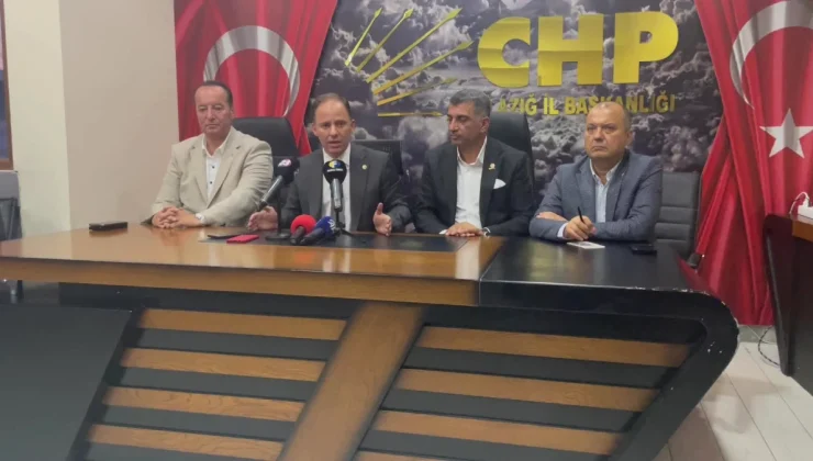 CHP Heyeti Eti Krom İşçilerine Destek İçin Elazığ’a Geldi