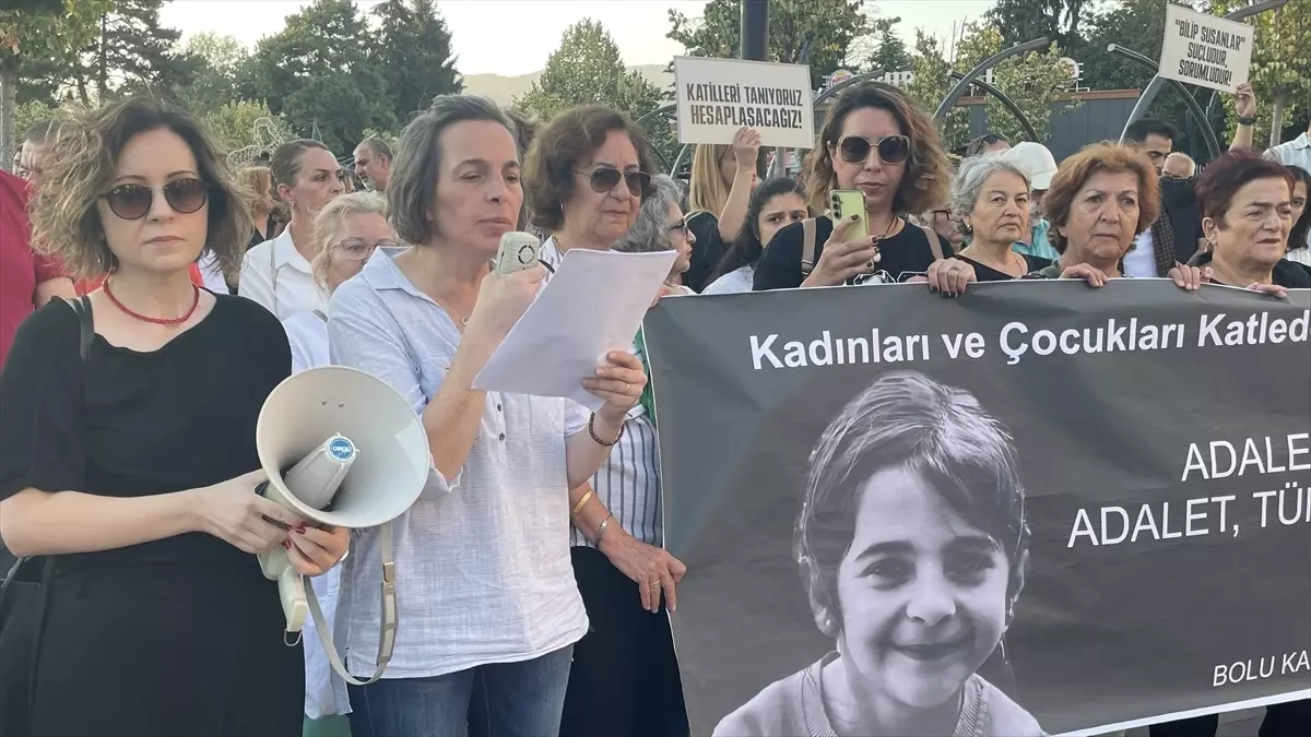 Bolu’da Narin Güran İçin Protesto