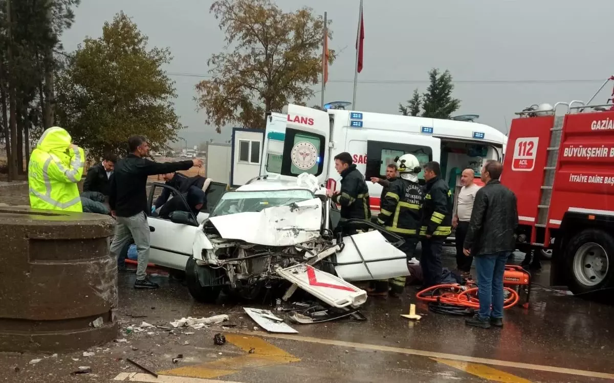 Gaziantep’te Kaza: 1 Ölü, 3 Yaralı