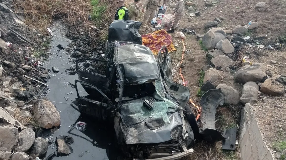 Şırnak’ta lastiği patlayan otomobil şarampole devrildi: 1 ölü, 5 yaralı